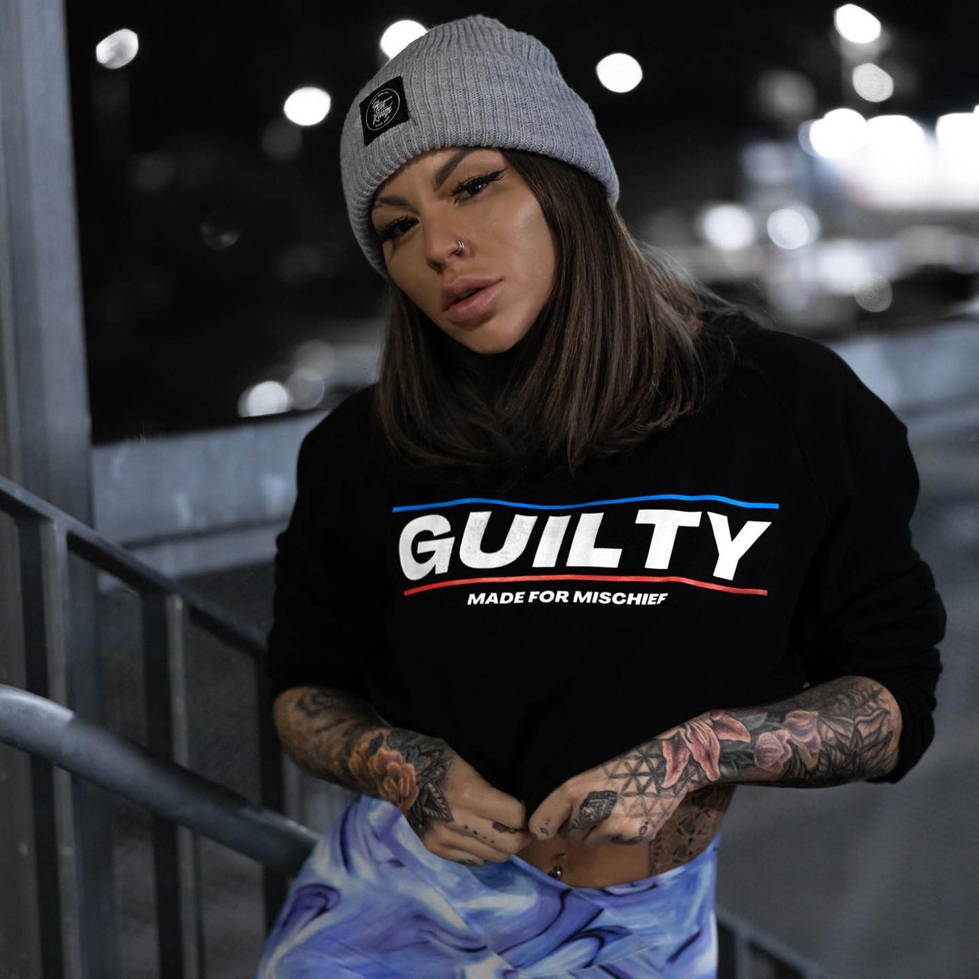 Guilty Apparel Crewneck Sweater Black