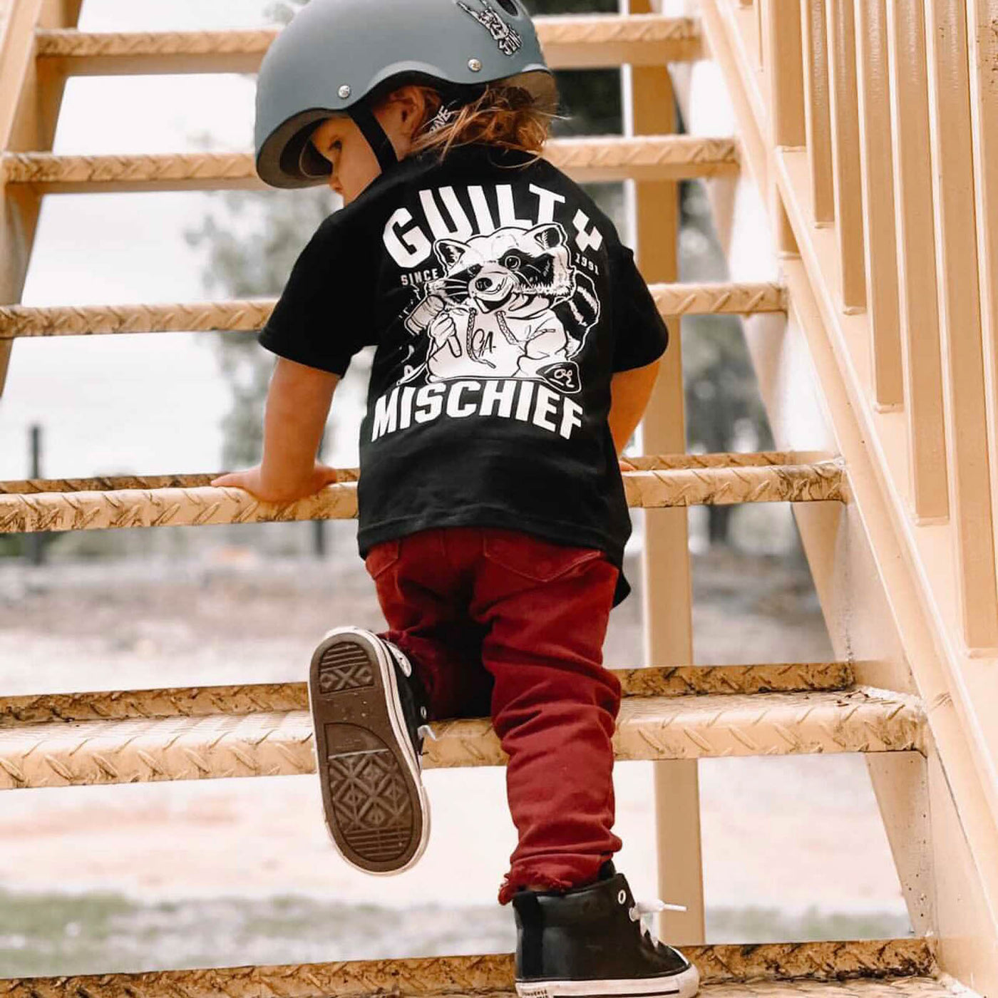 Kids Mischief Tee Black