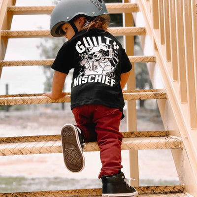 Kids Mischief Tee Black