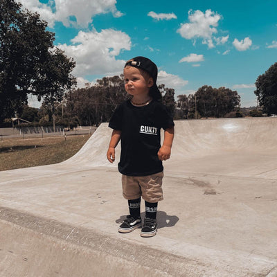 Kids Mischief Tee Black